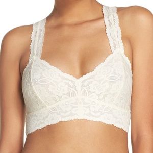 NWT Free People Lace Bralette Ivory